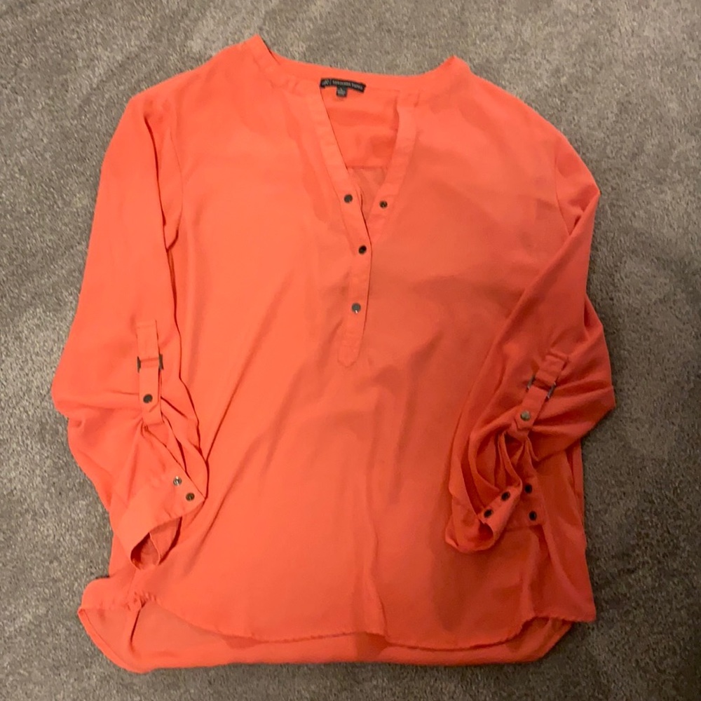 Coral/orange blouse